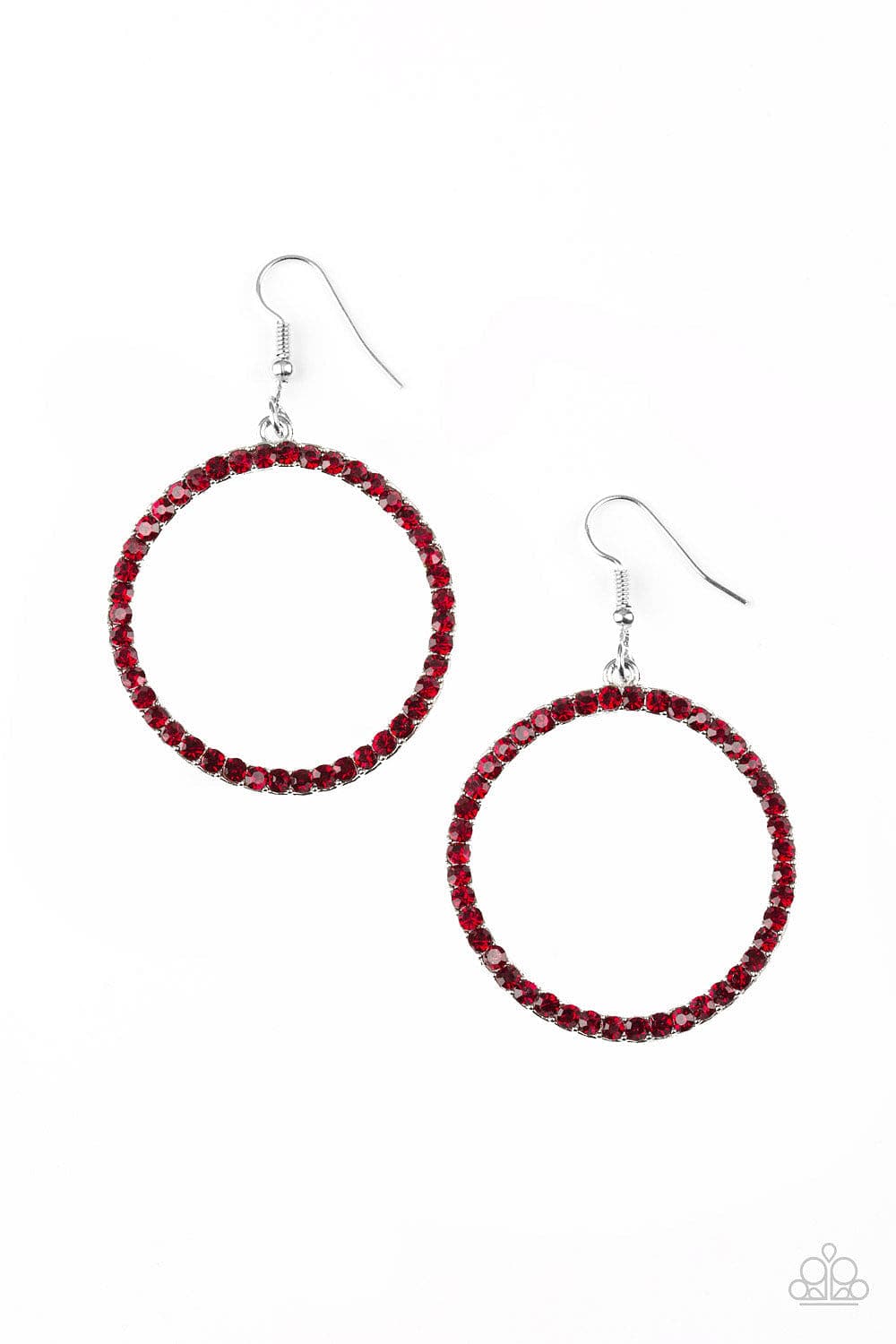 Paparazzi Accessories Earrings Stoppin Traffic - Red