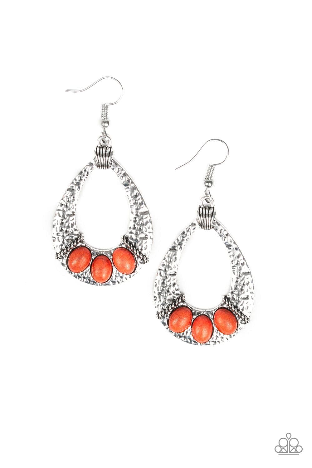 Paparazzi Accessories Earrings Terra Terrific - Orange
