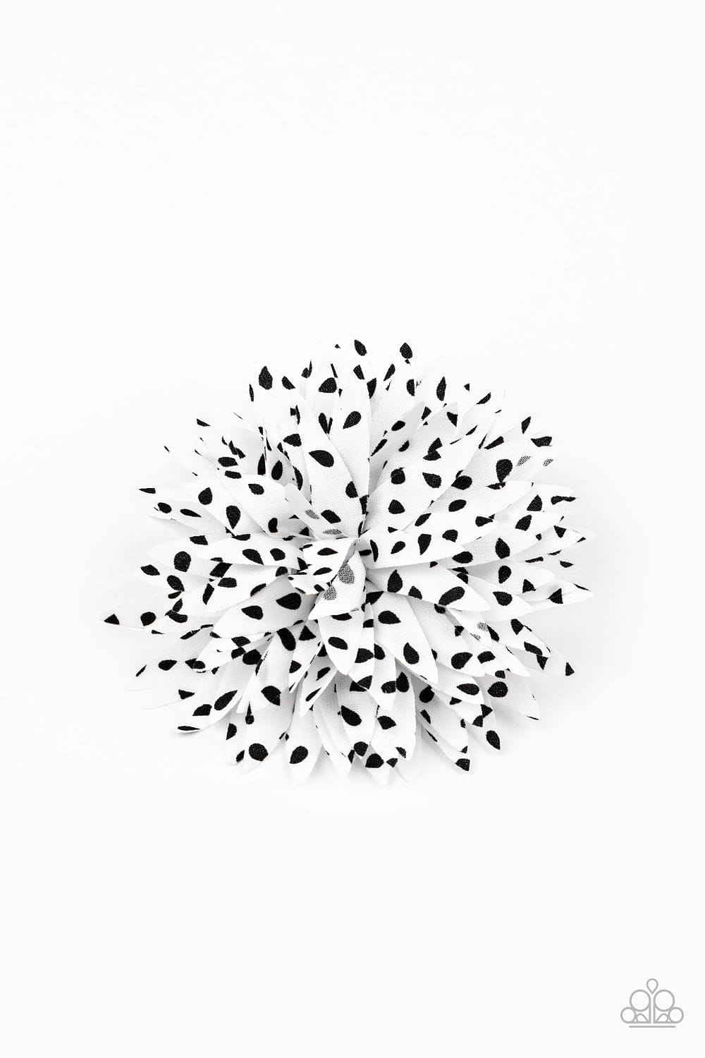 Paparazzi Accessories Hair Accessories Polka Panache - White