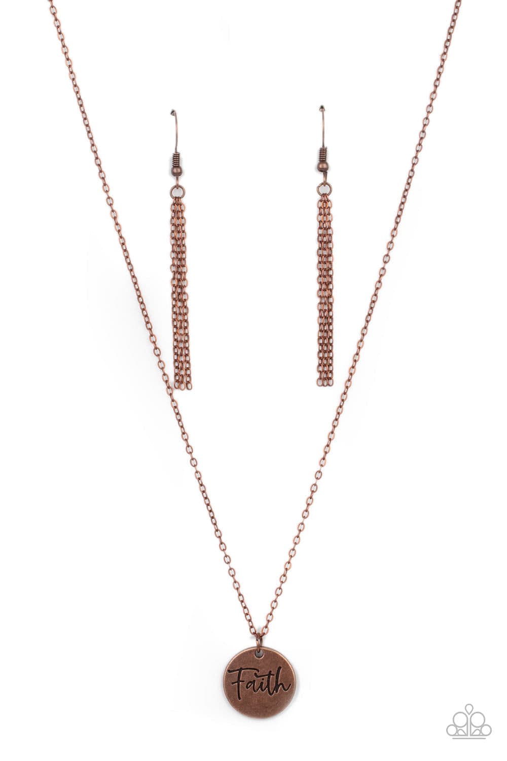Paparazzi Accessories Jewelry Choose Faith - Copper