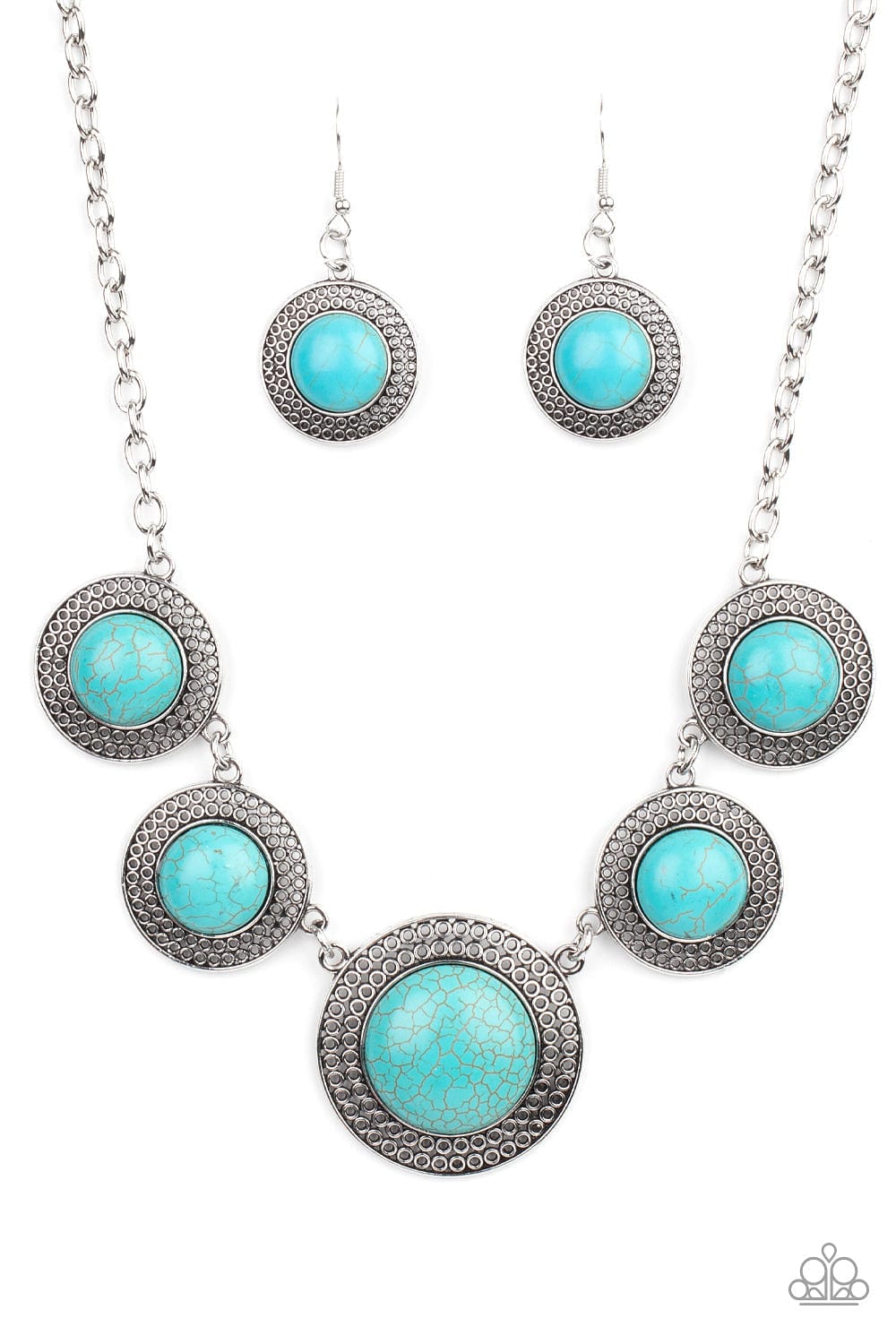 Paparazzi Accessories Jewelry Circle The Wagons - Blue