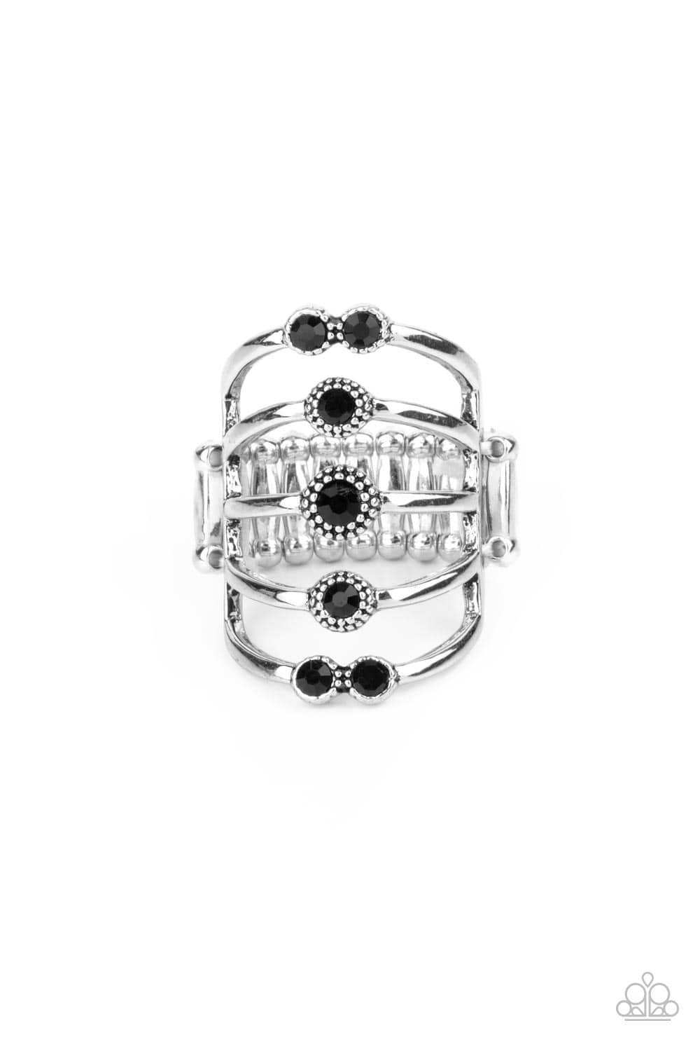 Paparazzi Accessories Jewelry Layer On The Luster - Black