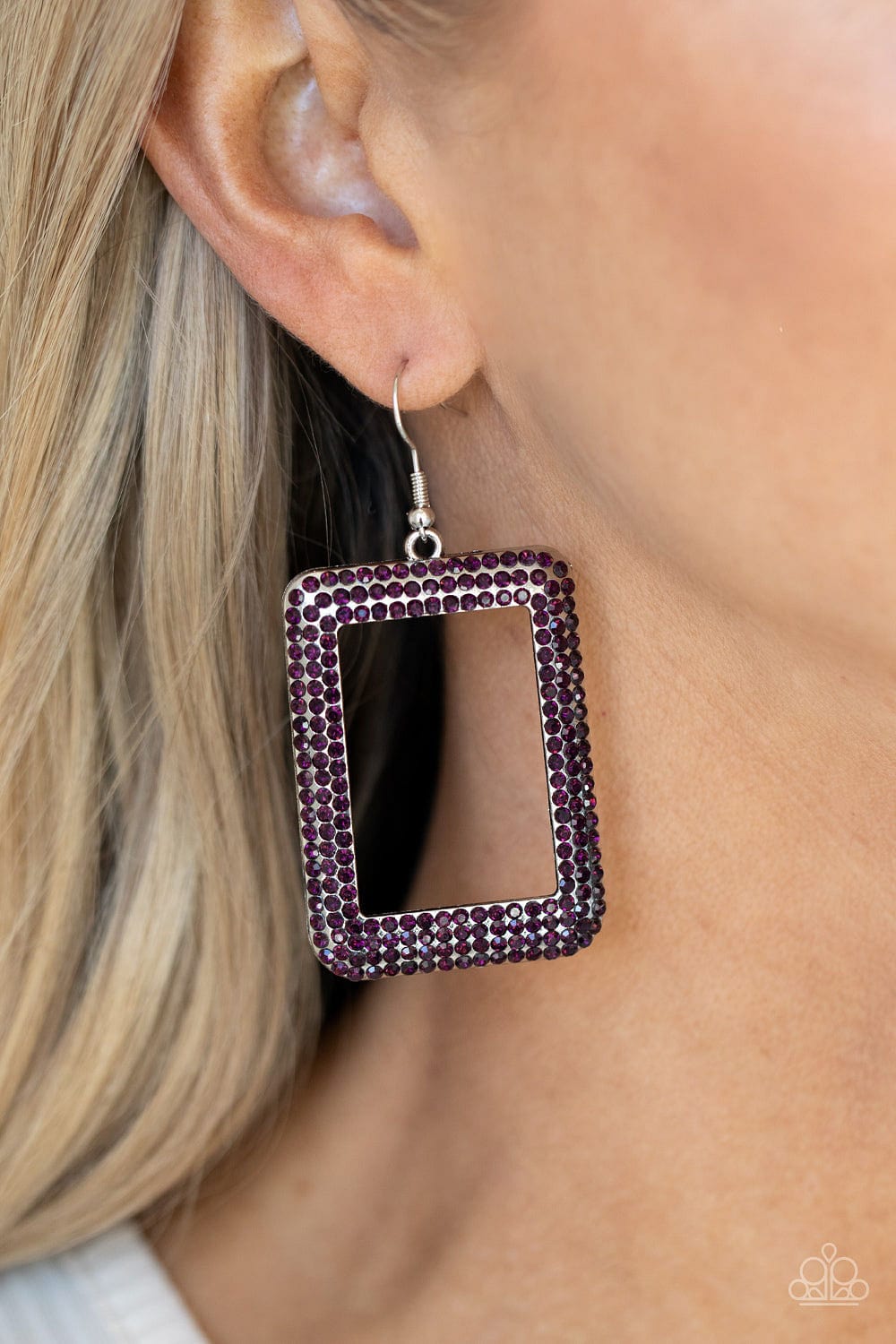 Paparazzi Accessories Jewelry World FRAME-ous - Purple