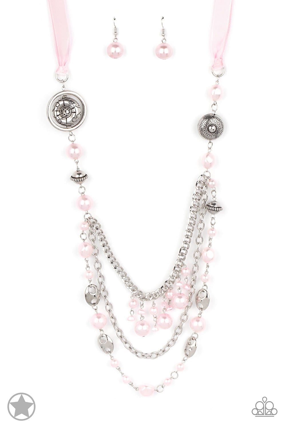 Paparazzi Accessories Necklace All The Trimmings - Pink