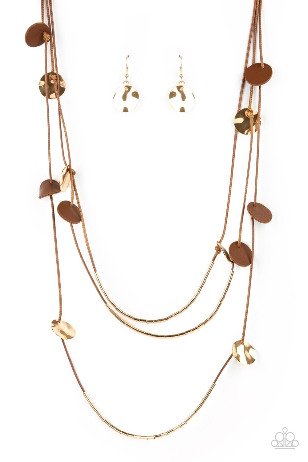Paparazzi Accessories Necklace Alluring Luxe - Brown