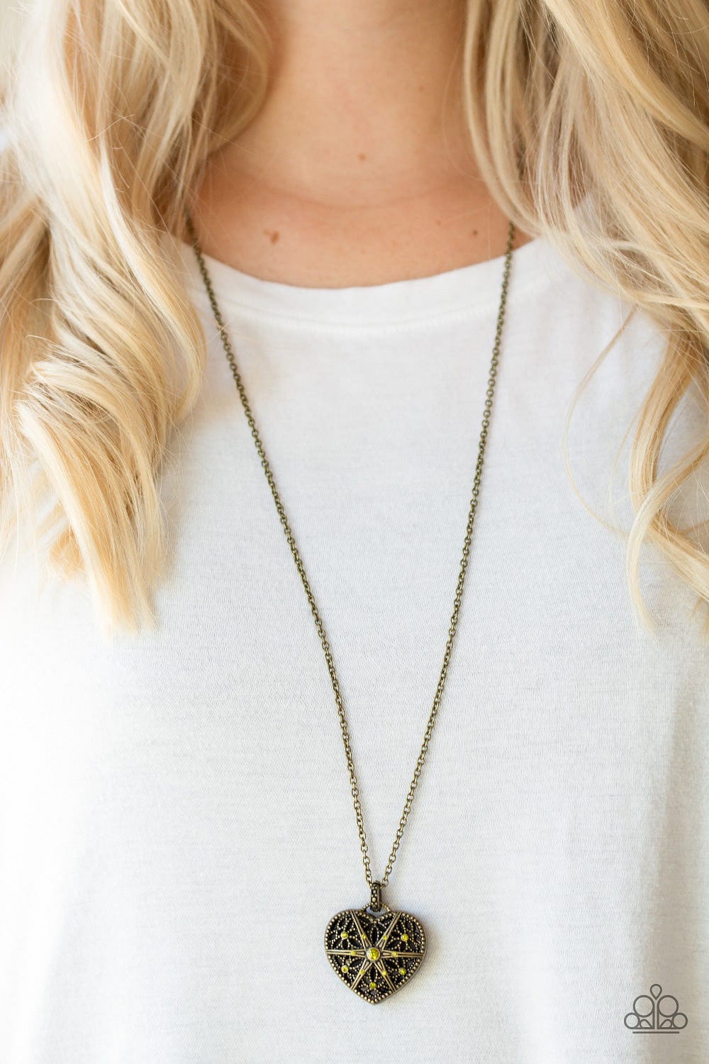 Paparazzi Accessories Necklace Casanova Charm - Green