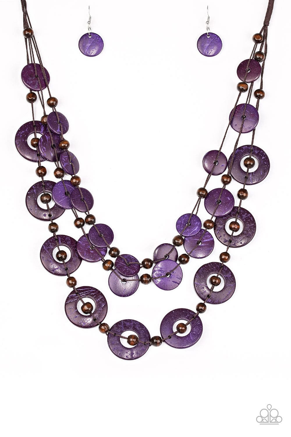 Paparazzi Accessories Necklace Catalina Coastin - Purple