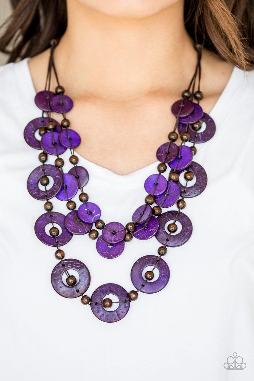 Paparazzi Accessories Necklace Catalina Coastin - Purple
