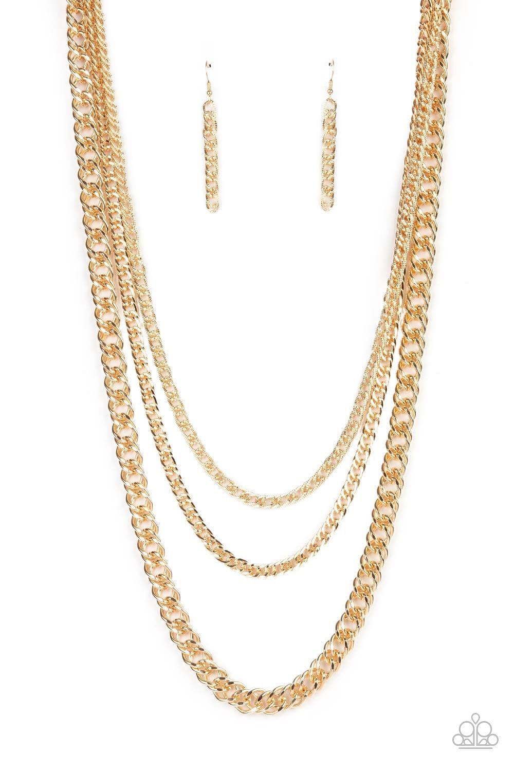 Paparazzi Accessories Necklace Chain of Champions - Gold