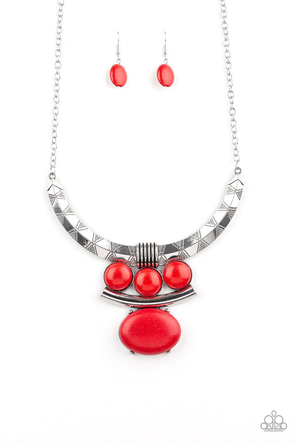 Paparazzi Accessories Necklace Commander In CHIEFETTE - Red