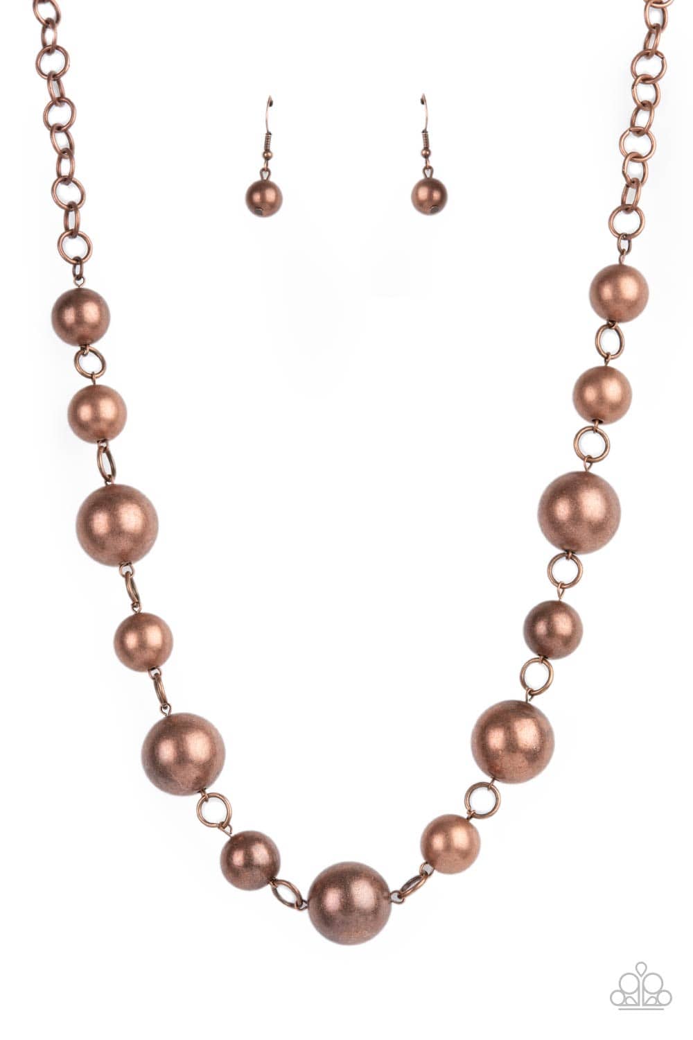 Paparazzi Accessories Necklace Commanding Composure - Copper