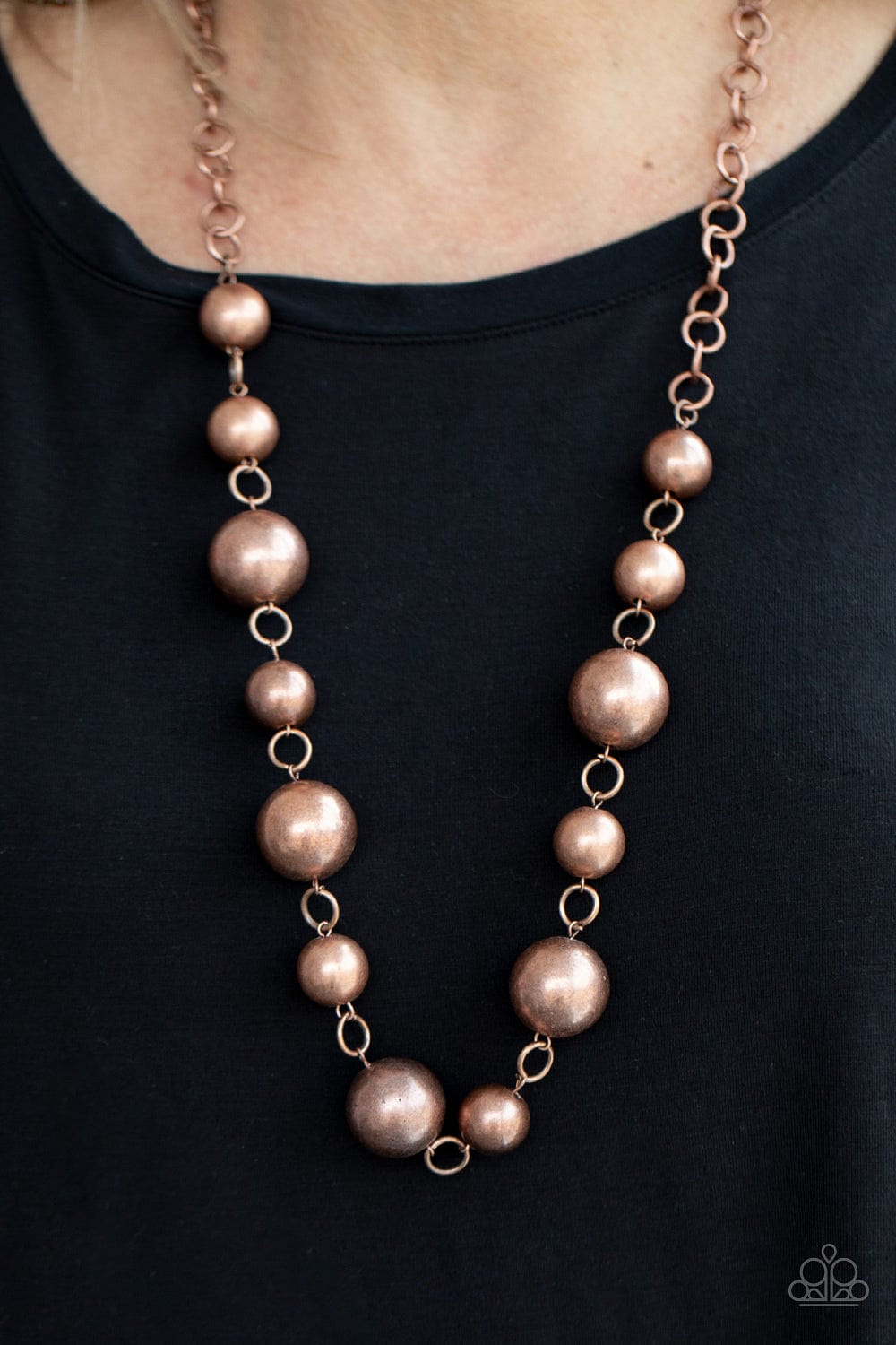 Paparazzi Accessories Necklace Commanding Composure - Copper
