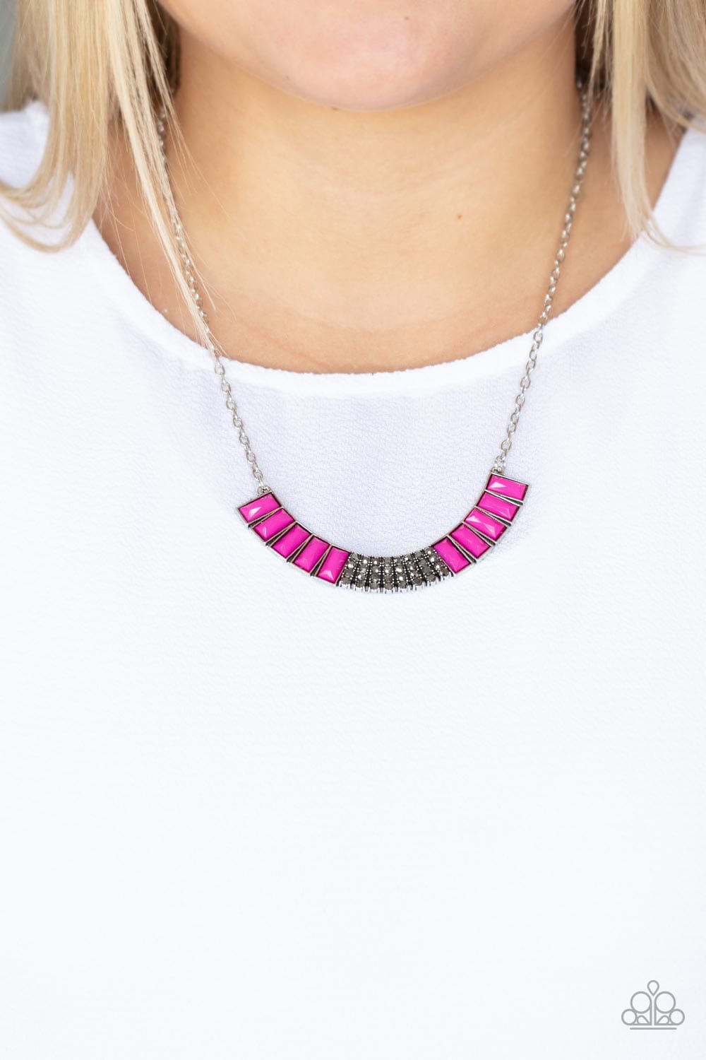 Paparazzi Accessories Necklace Coup de MANE - Pink