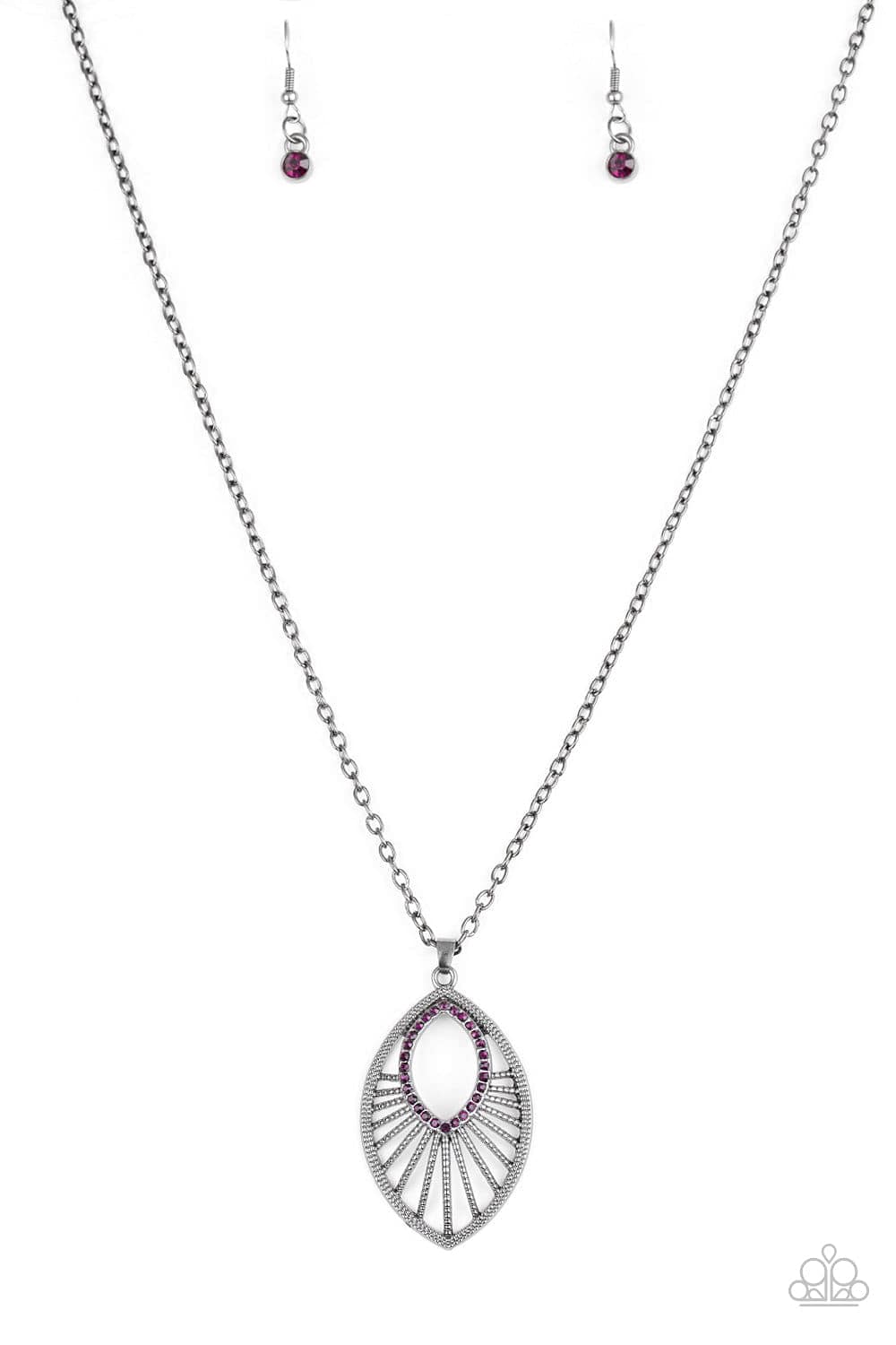 Paparazzi Accessories Necklace Court Couture - Purple