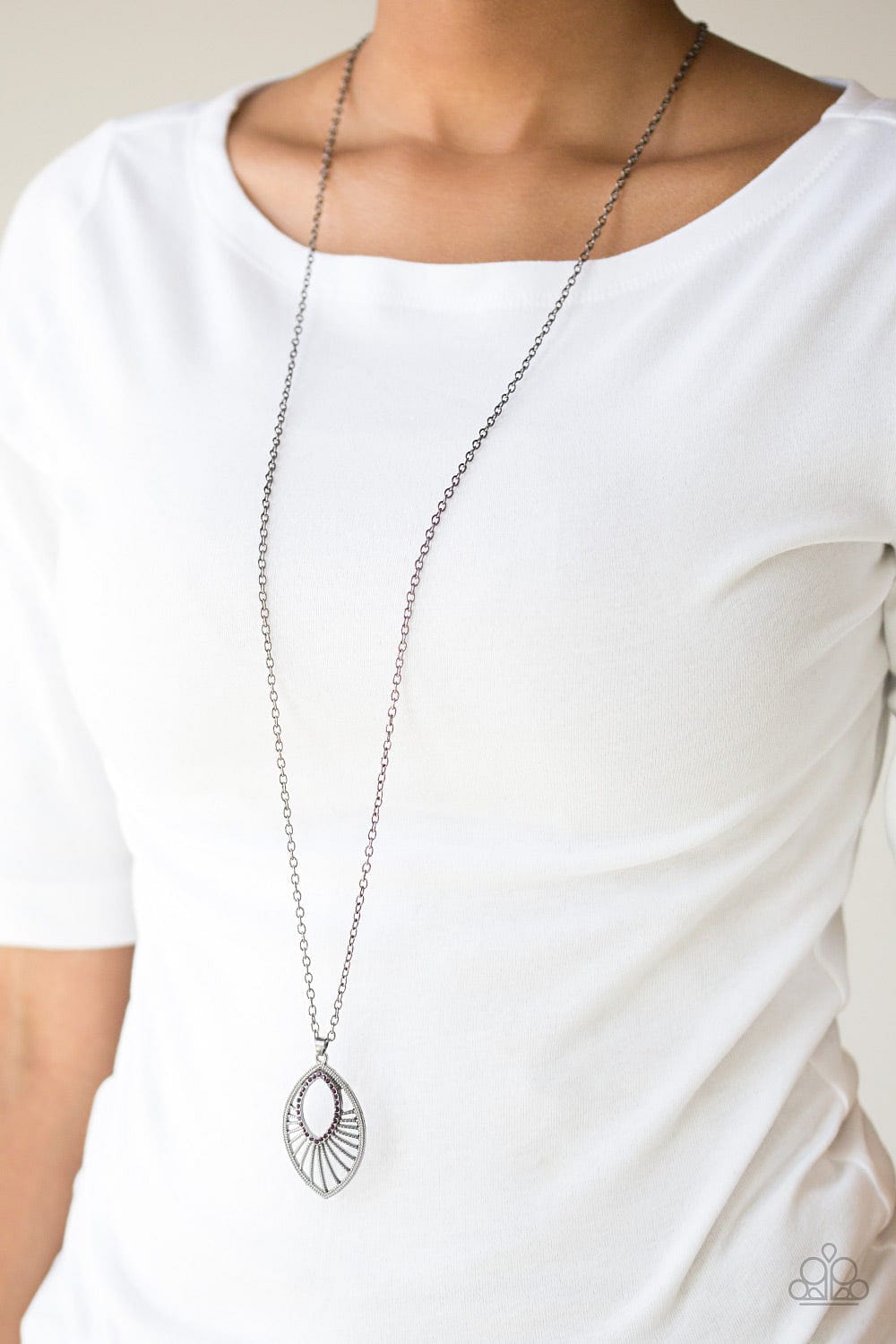 Paparazzi Accessories Necklace Court Couture - Purple