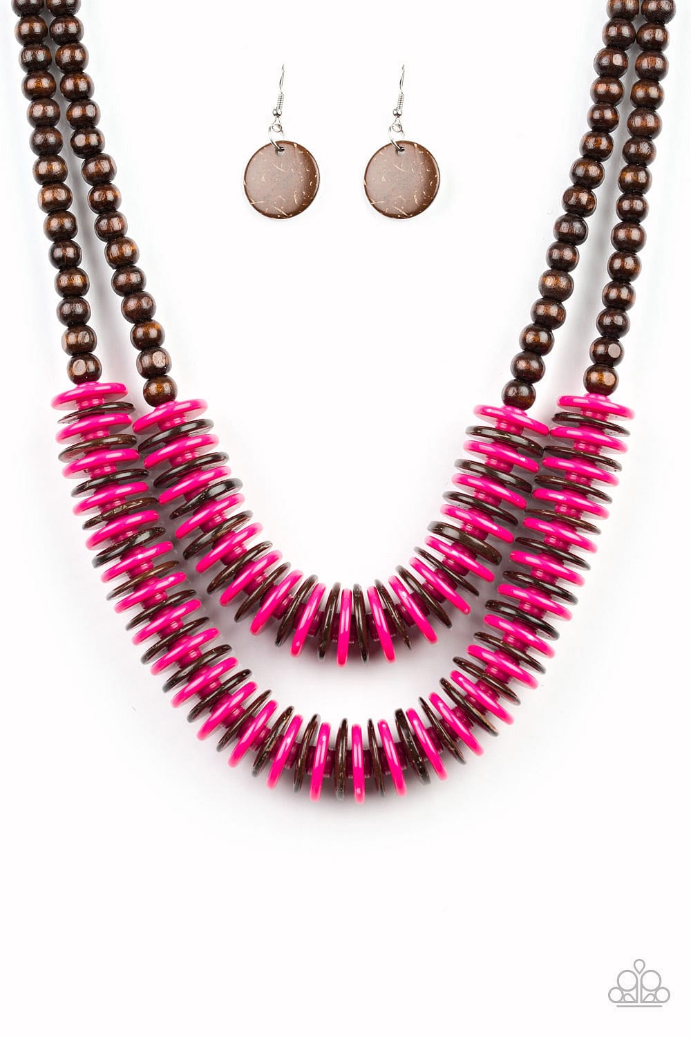 Paparazzi Accessories Necklace Dominican Disco - Pink