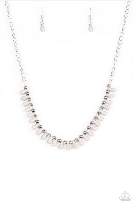 Paparazzi Accessories Necklace Extinct Species - Silver