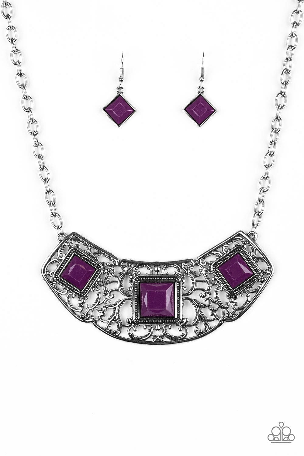 Paparazzi Accessories Necklace Feeling Inde-PENDANT - Purple