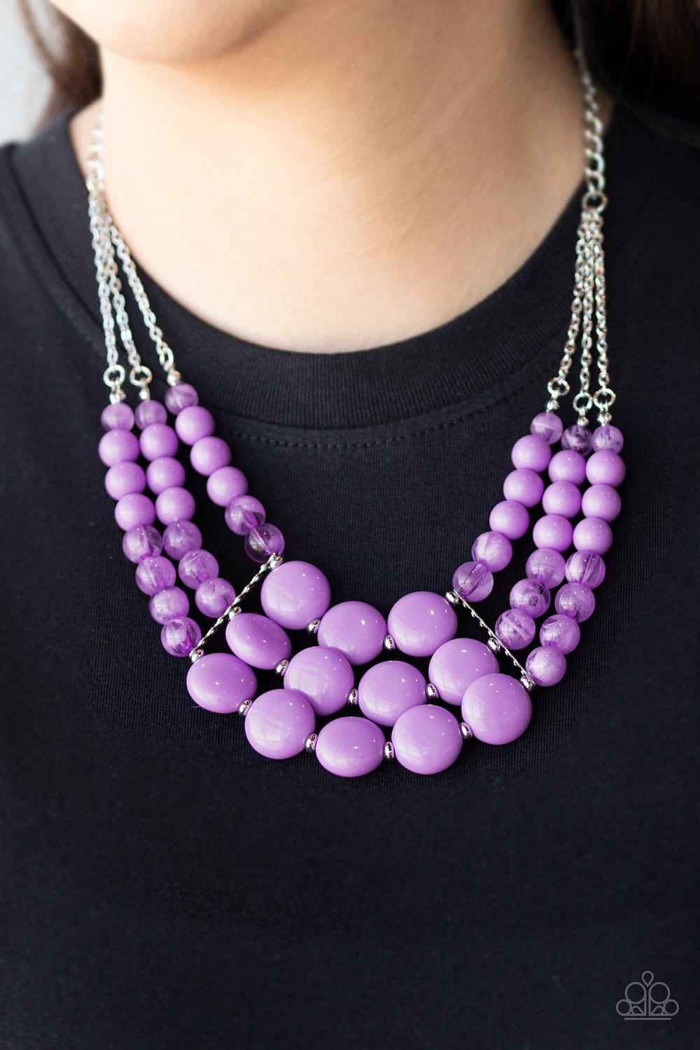 Paparazzi Accessories Necklace Flirtatiously Fruity - Purple