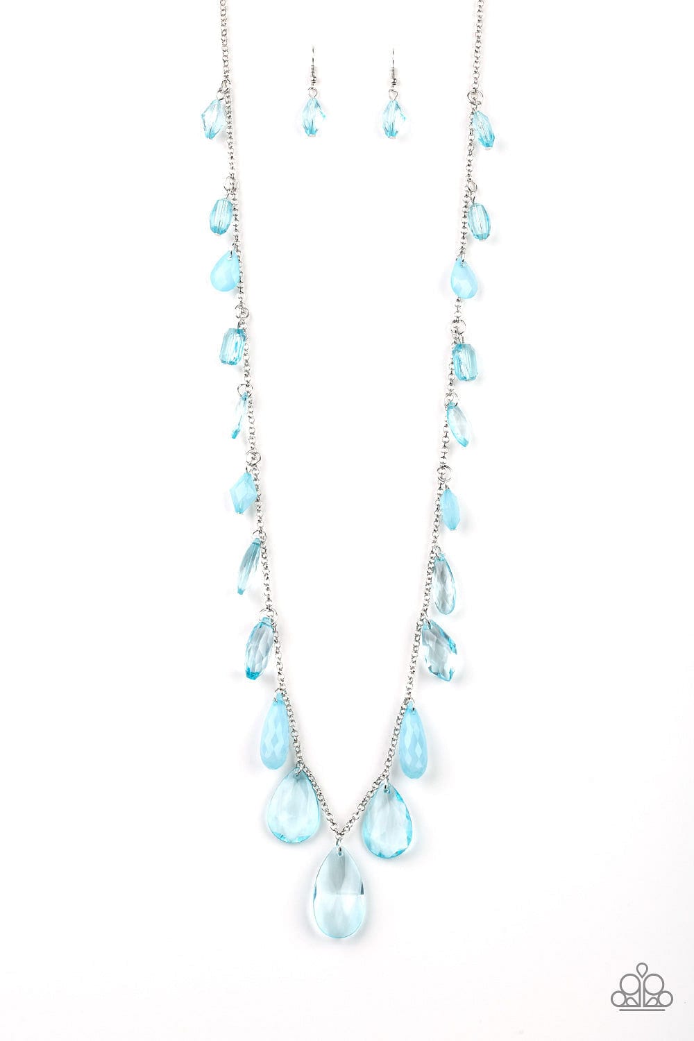Paparazzi Accessories Necklace GLOW And Steady Wins The Race - Blue