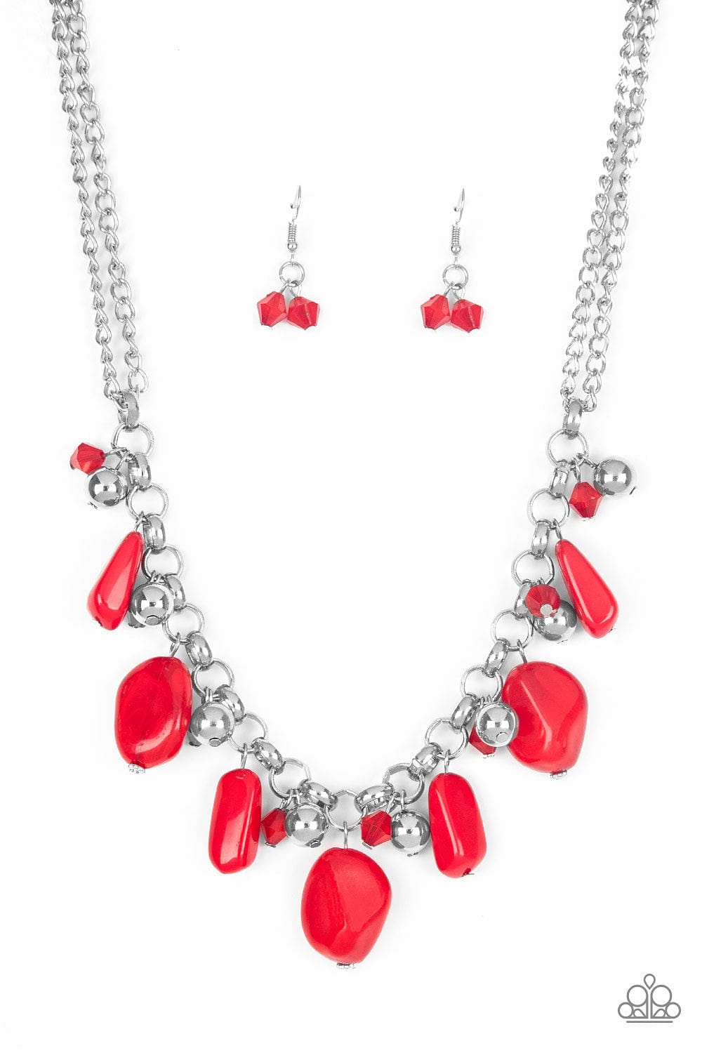 Paparazzi Accessories Necklace Grand Canyon Grotto - Red
