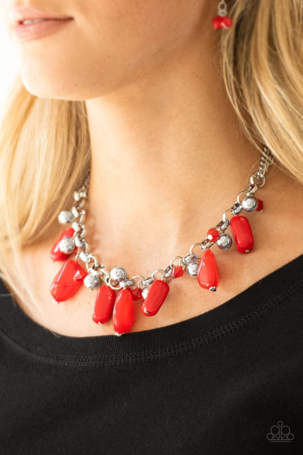 Paparazzi Accessories Necklace Grand Canyon Grotto - Red