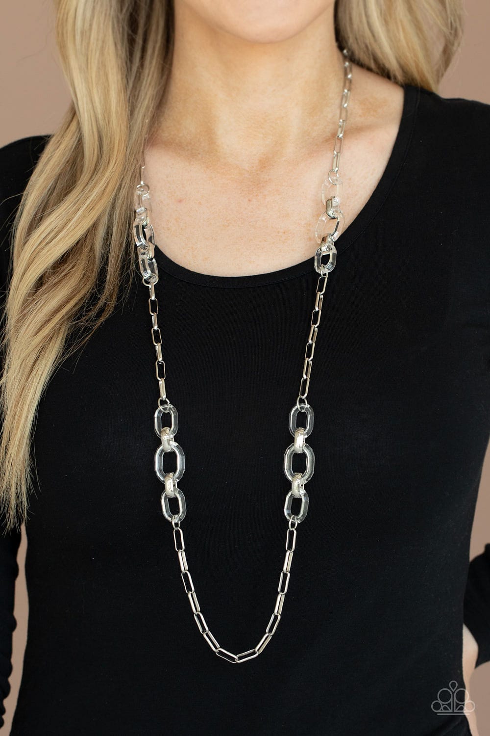 Paparazzi Accessories Necklace Have I Made Myself Clear? - White