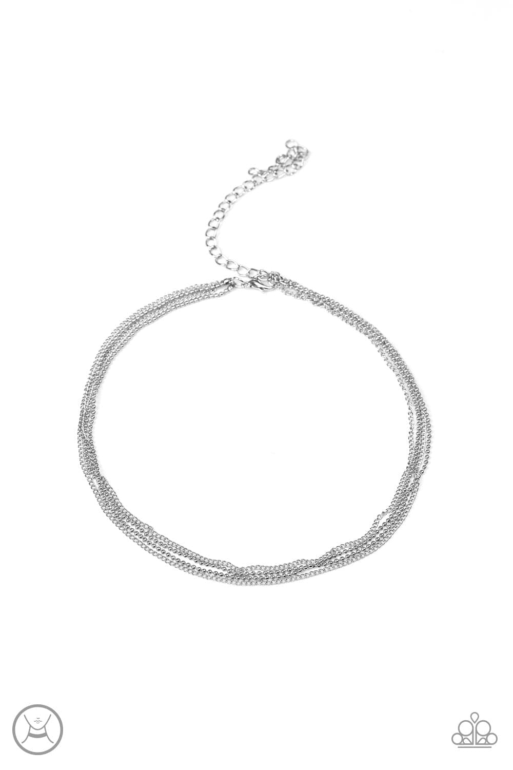 Paparazzi Accessories Necklace If You Dare - Silver