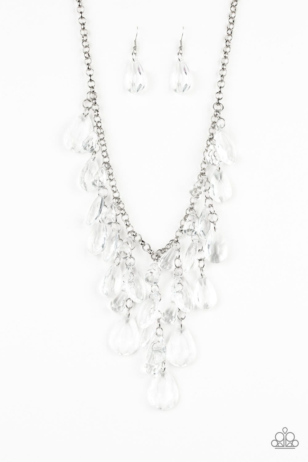 Paparazzi Accessories Necklace Irresistible Iridescence - White