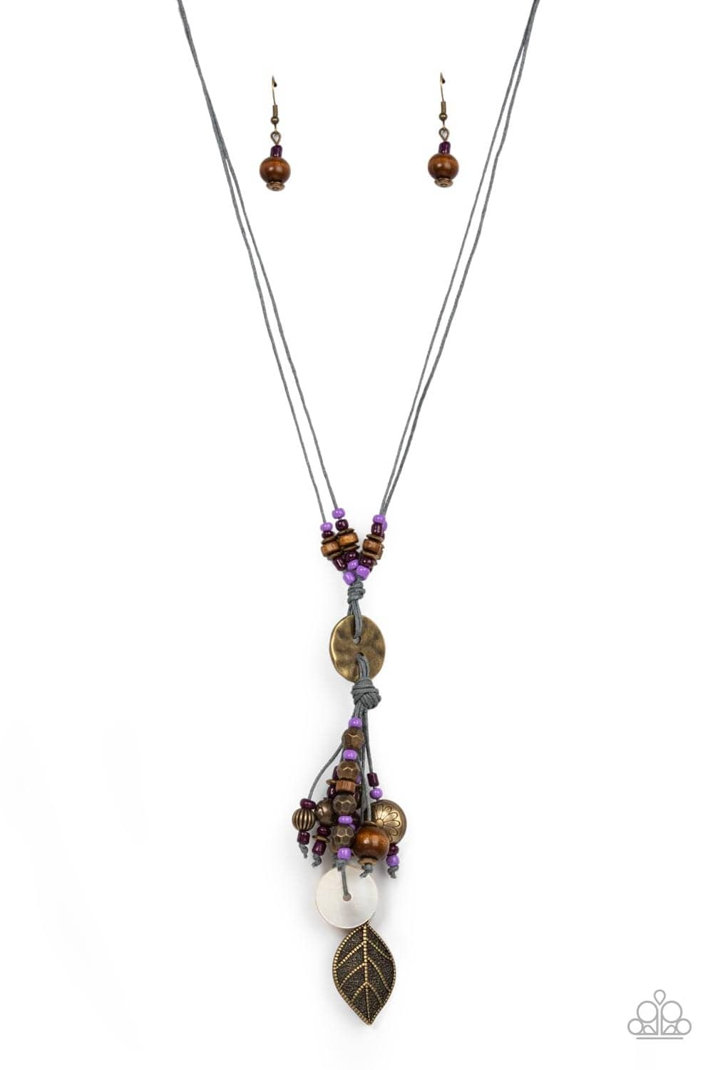 Paparazzi Accessories Necklace Knotted Keepsake - Purple