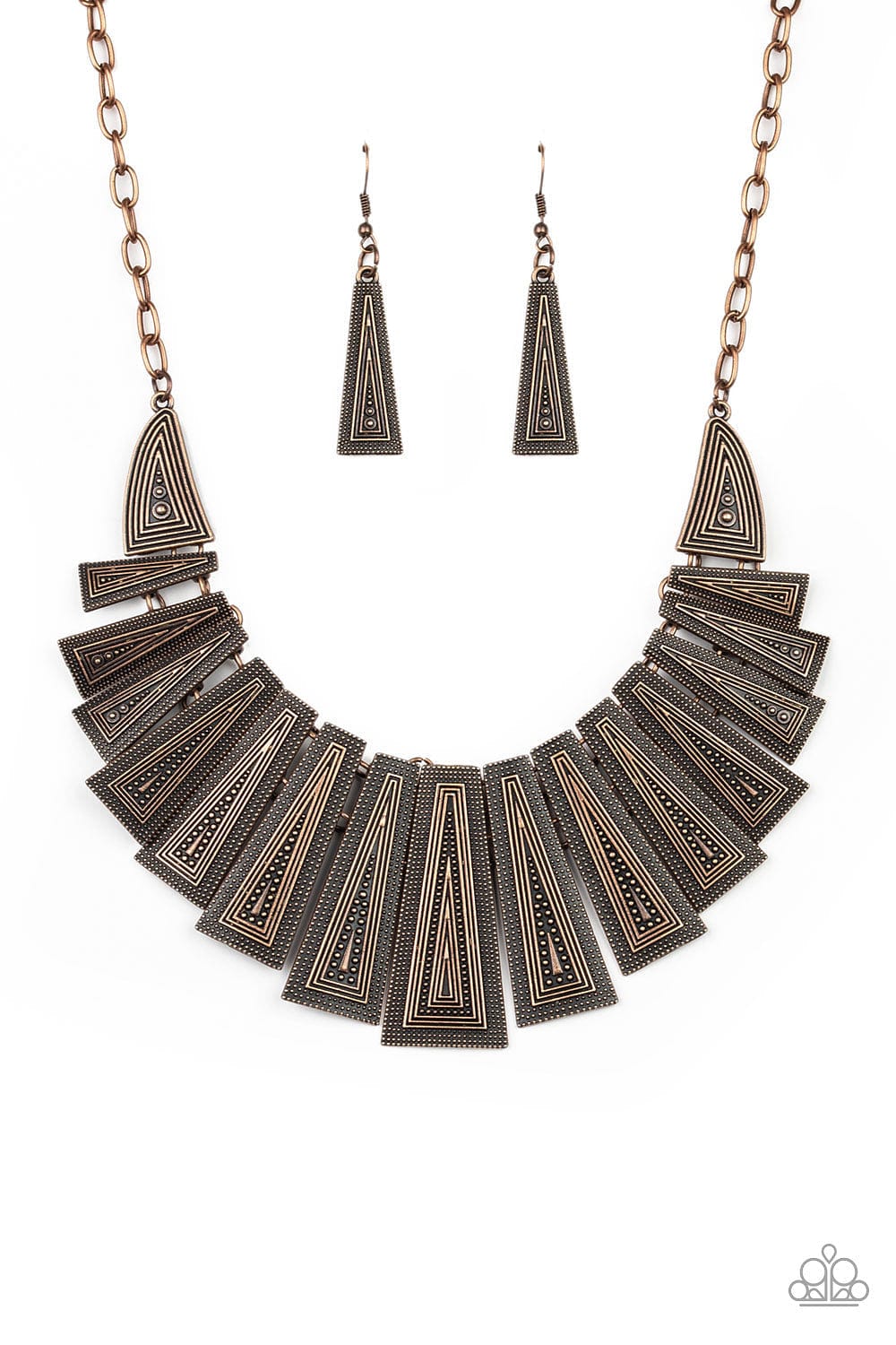 Paparazzi Accessories Necklace Metro Mane - Copper