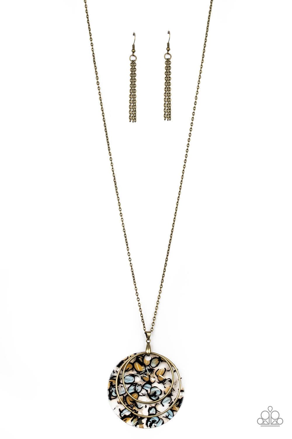 Paparazzi Accessories Necklace Metro Mosaic - Brass