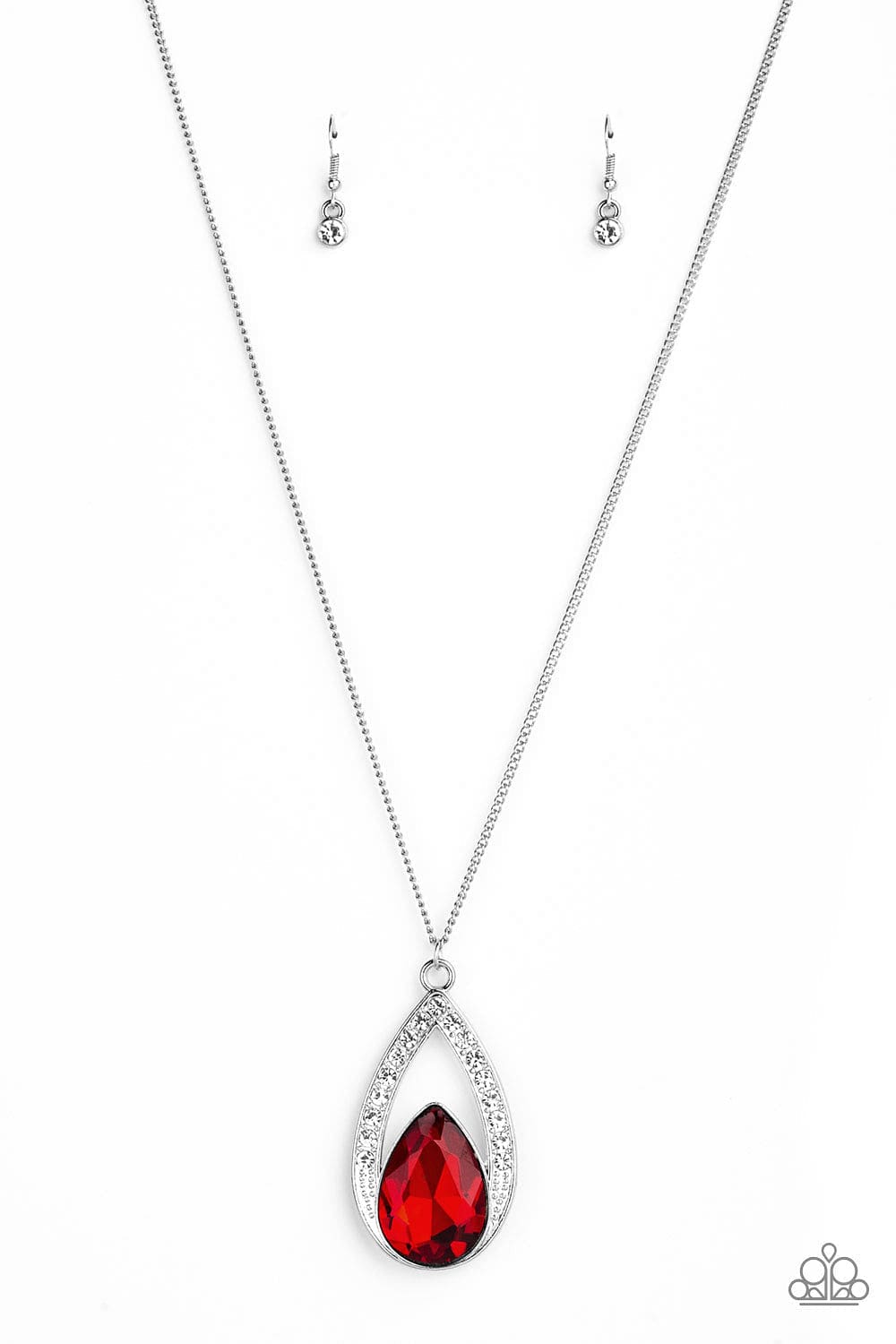 Paparazzi Accessories Necklace Notorious Noble - Red