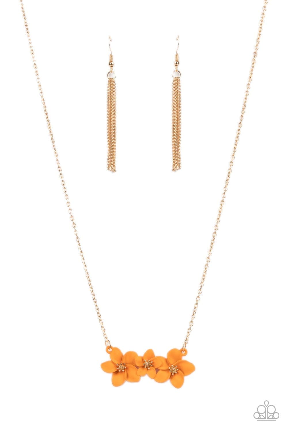 Paparazzi Accessories Necklace Petunia Picnic - Orange