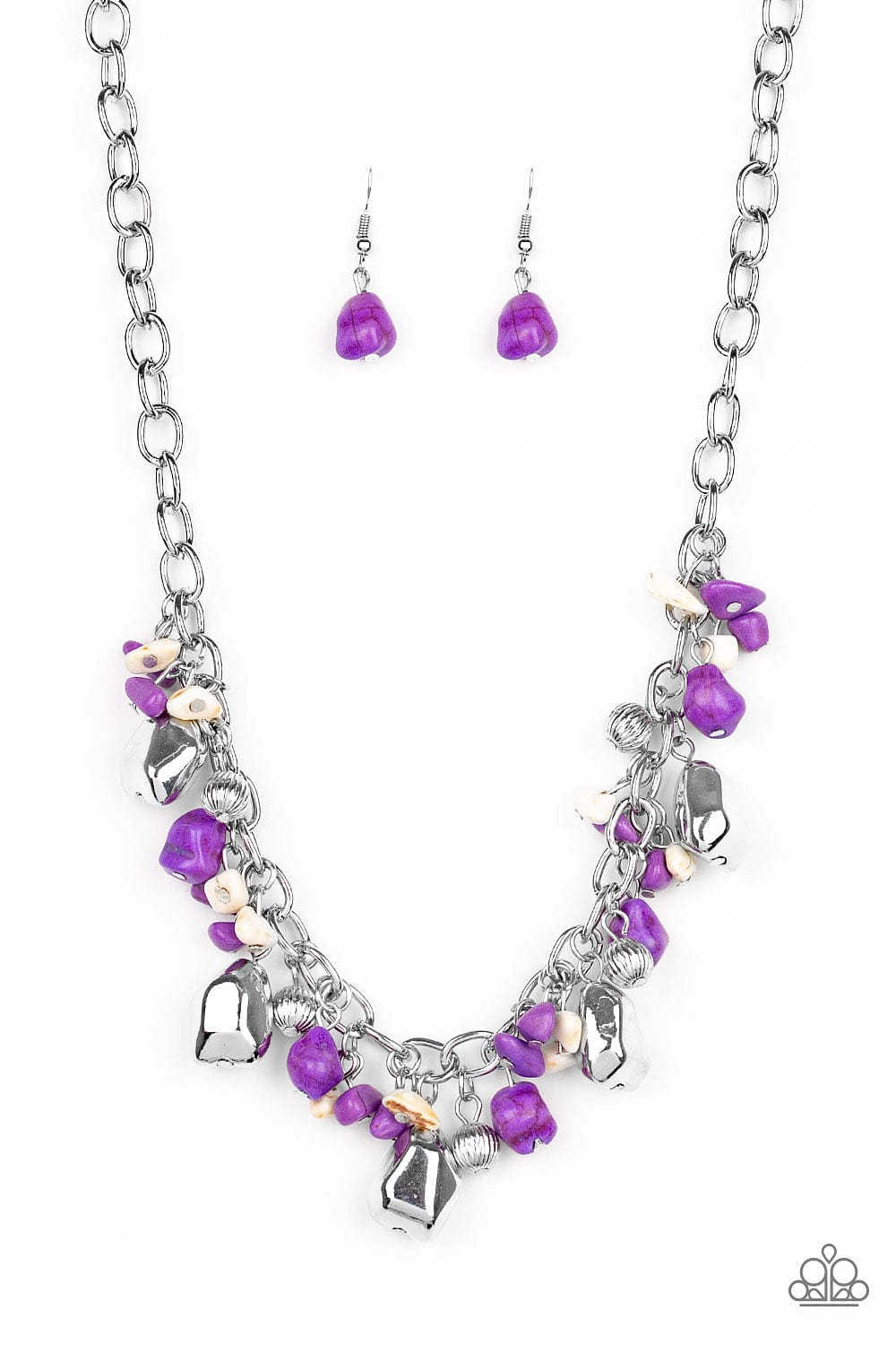 Paparazzi Accessories Necklace Quarry Trail - Purple