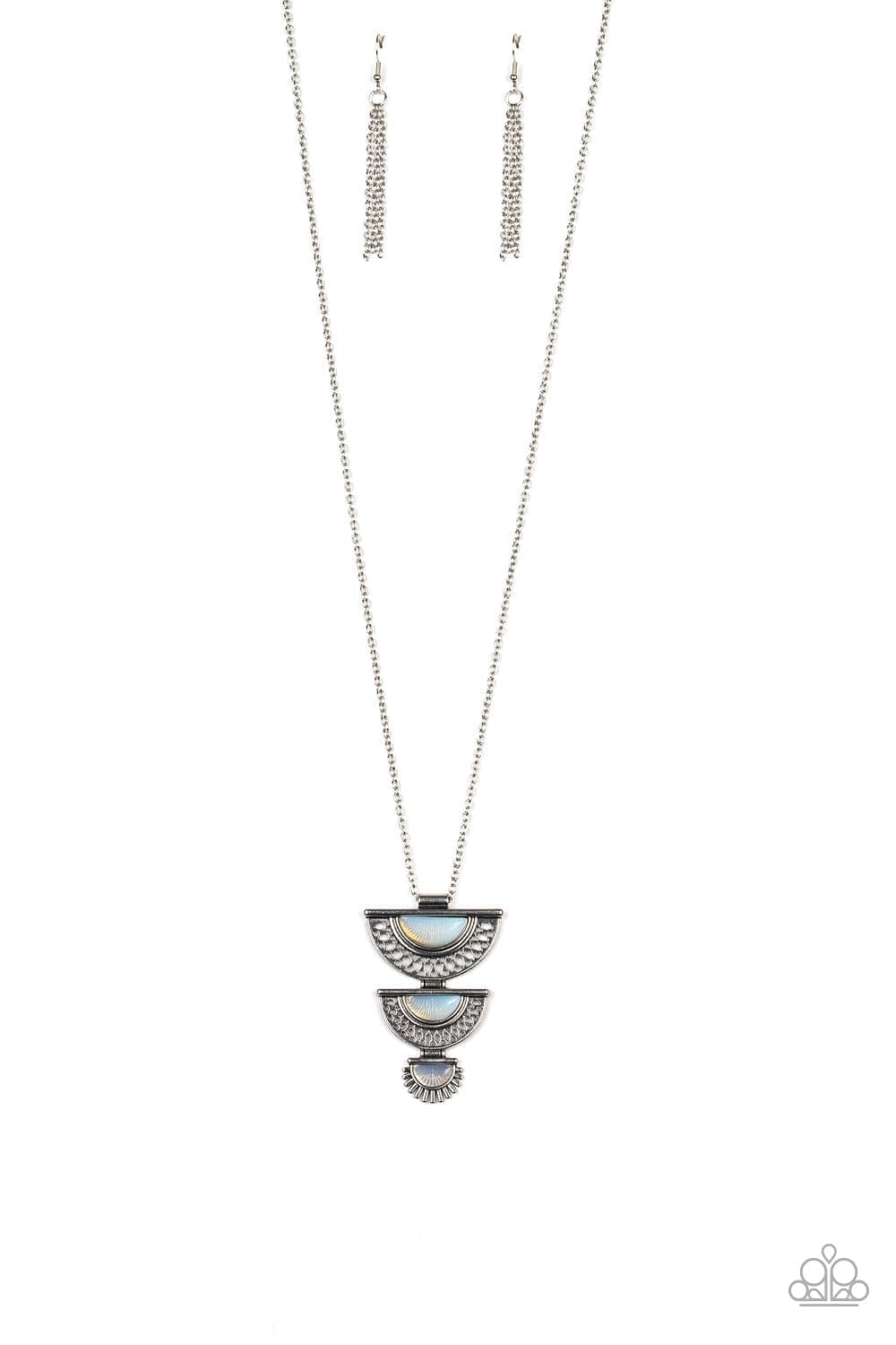 Paparazzi Accessories Necklace Serene Sheen - White