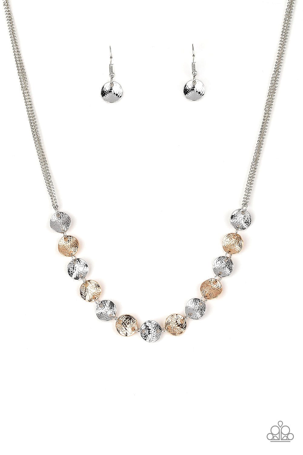 Paparazzi Accessories Necklace Simple Sheen - Silver