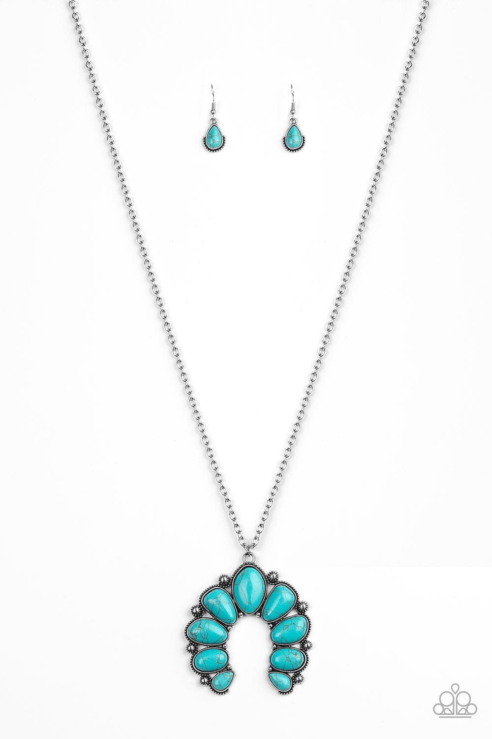 Paparazzi Accessories Necklace Stone Monument - Blue