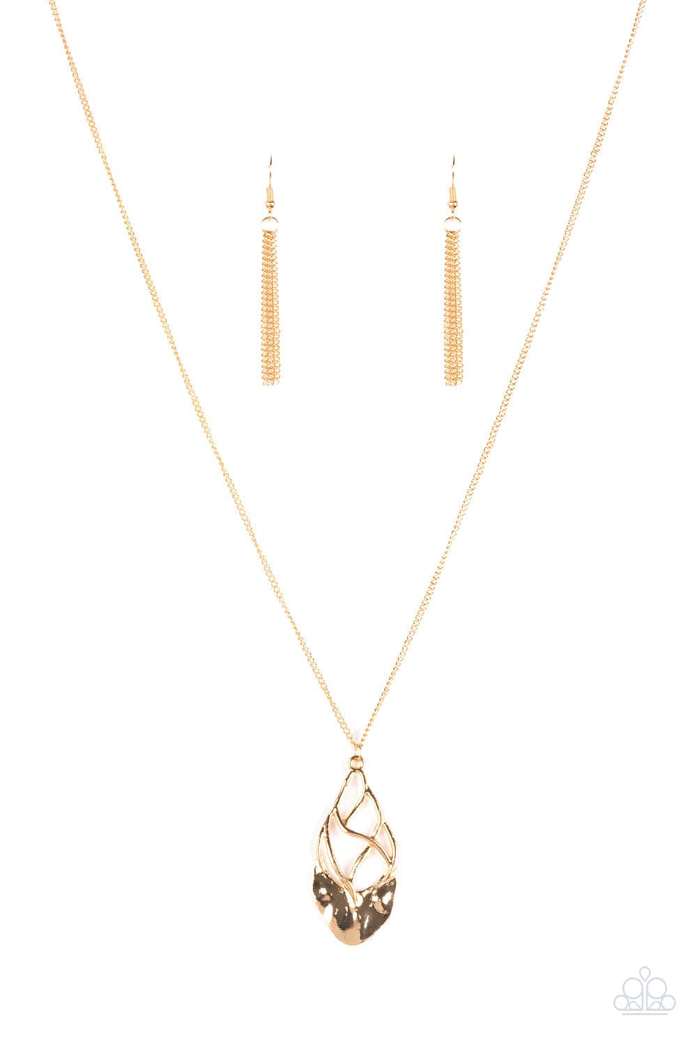 Paparazzi Accessories Necklace Swank Bank - Gold