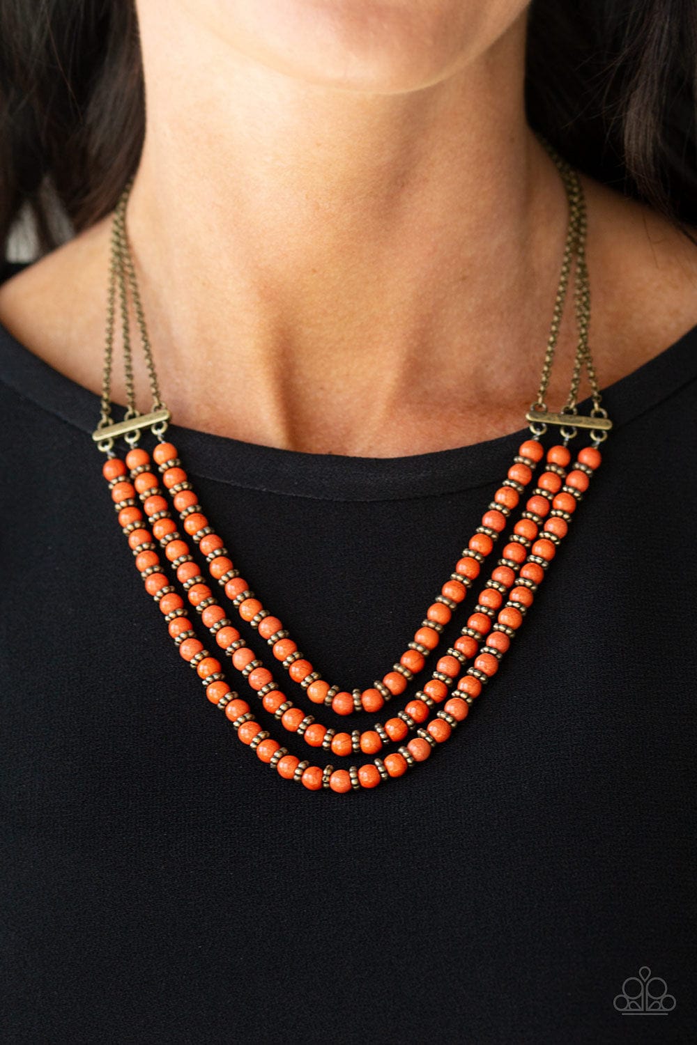 Paparazzi Accessories Necklace Terra Trails - Orange
