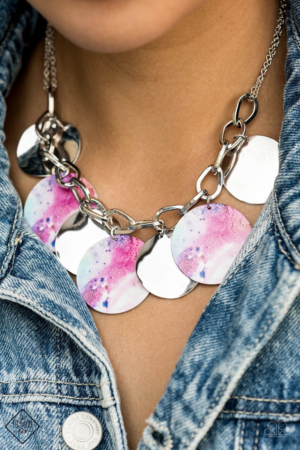Paparazzi Accessories Necklace Tie Dye Drama - Multi