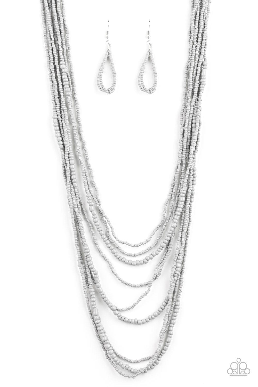 Paparazzi Accessories Necklace Totally Tonga - Silver