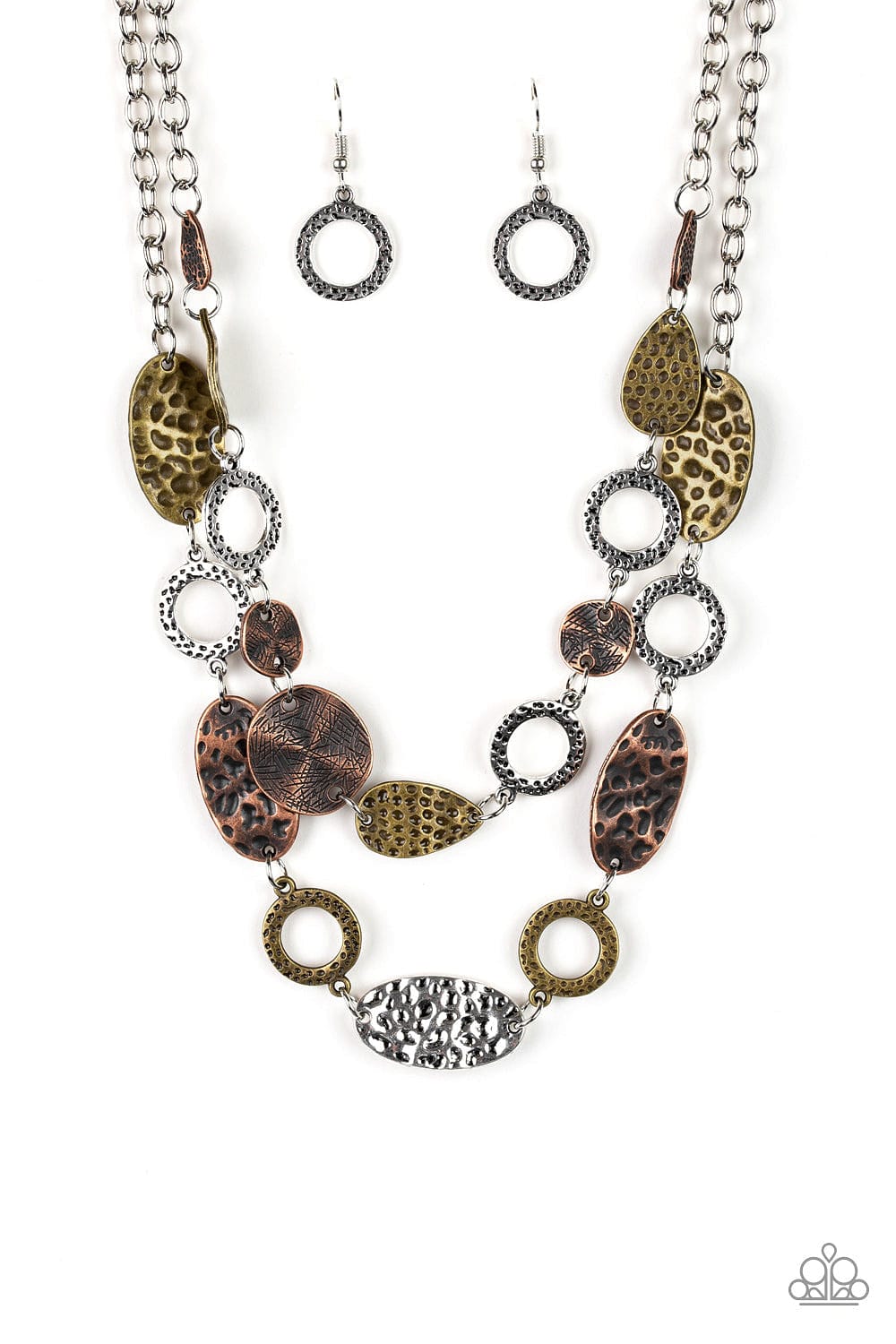 Paparazzi Accessories Necklace Trippin On Texture - Multi