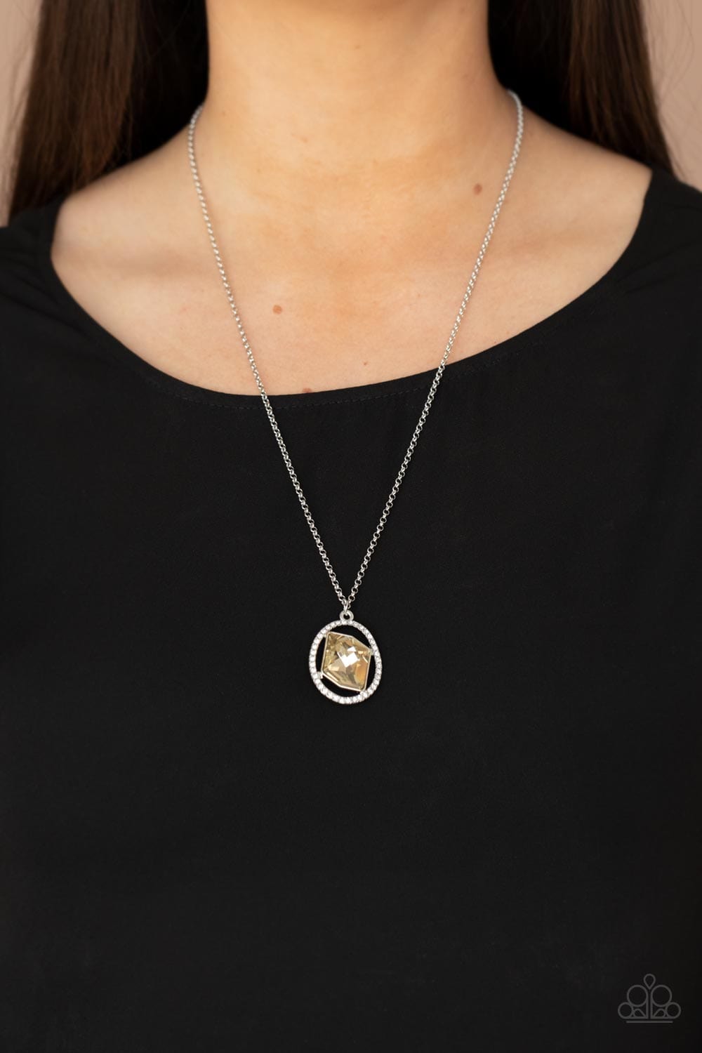 Paparazzi Accessories Necklace Undiluted Dazzle - Brown