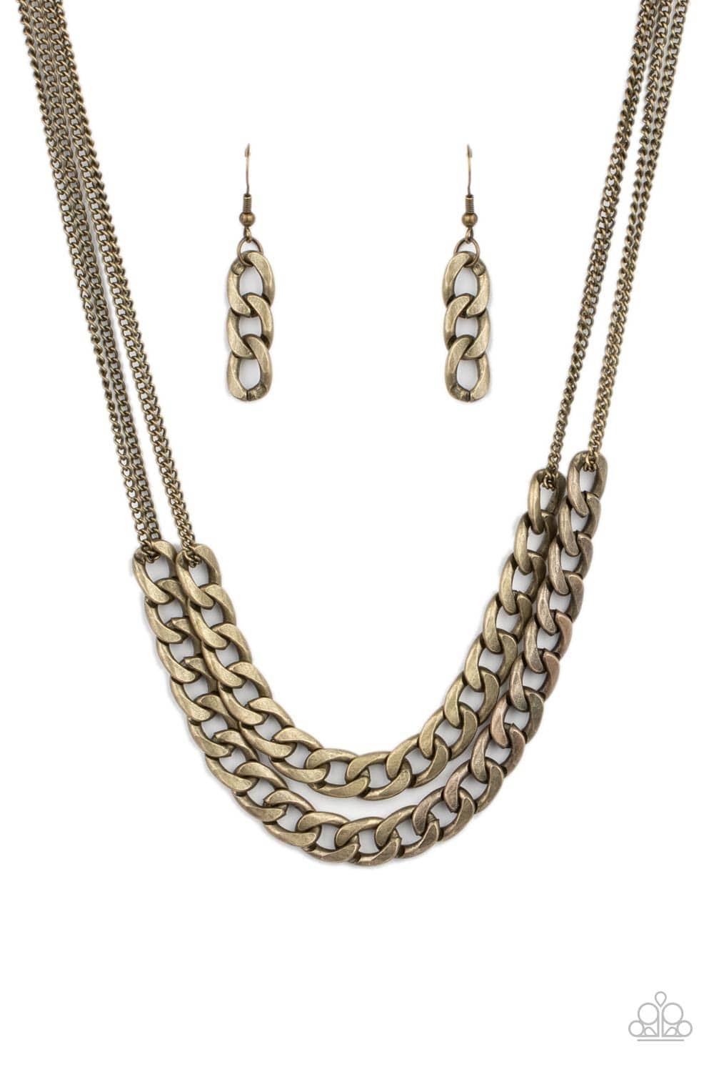 Paparazzi Accessories Necklace Urban Culture - Brass