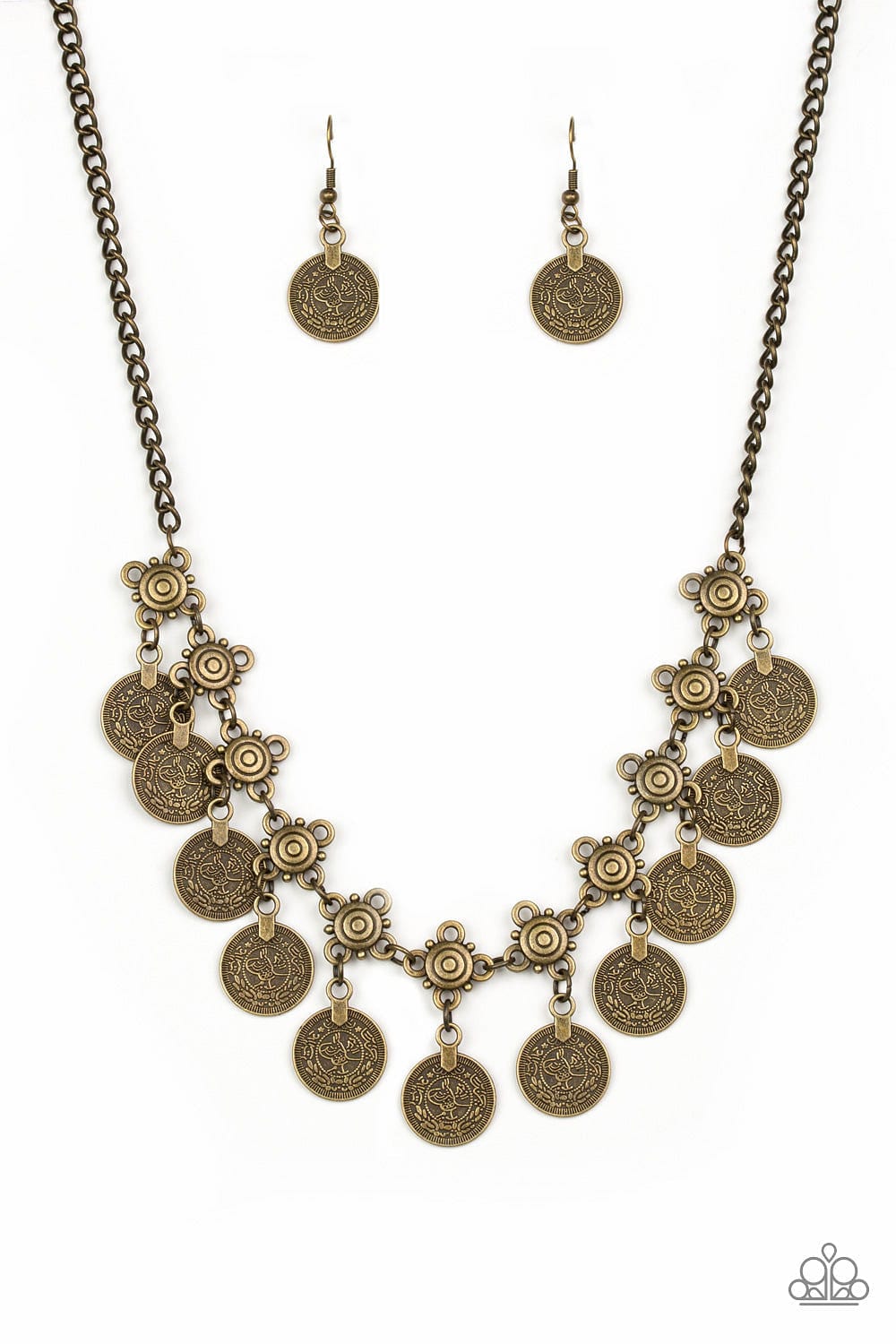 Paparazzi Accessories Necklace Walk The Plank - Brass