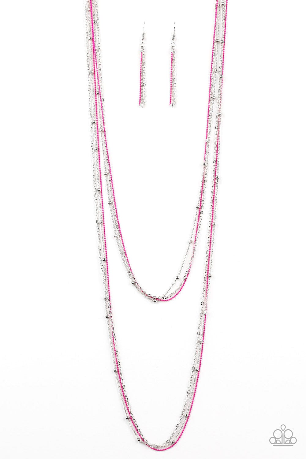 Paparazzi Accessories Necklace What A COLORFUL World - Pink