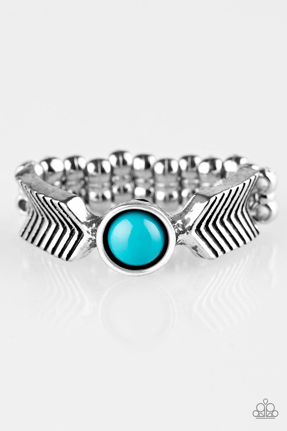 Paparazzi Accessories Ring Awesomely ARROW-Dynamic - Blue