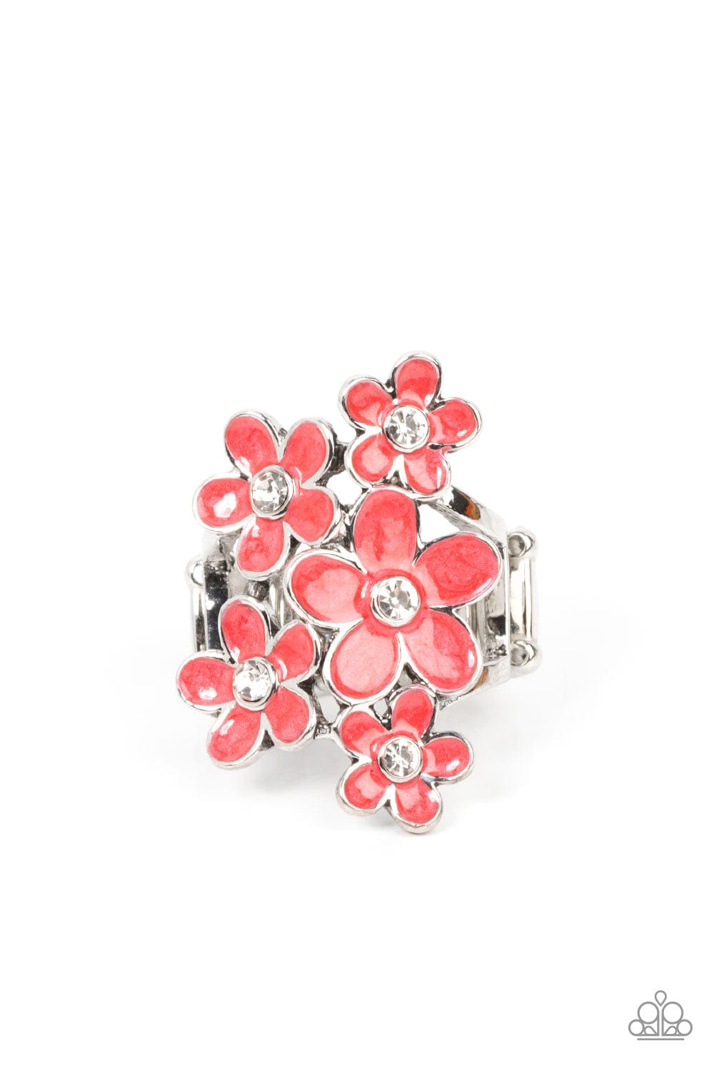Paparazzi Accessories Ring Boastful Blooms - Red