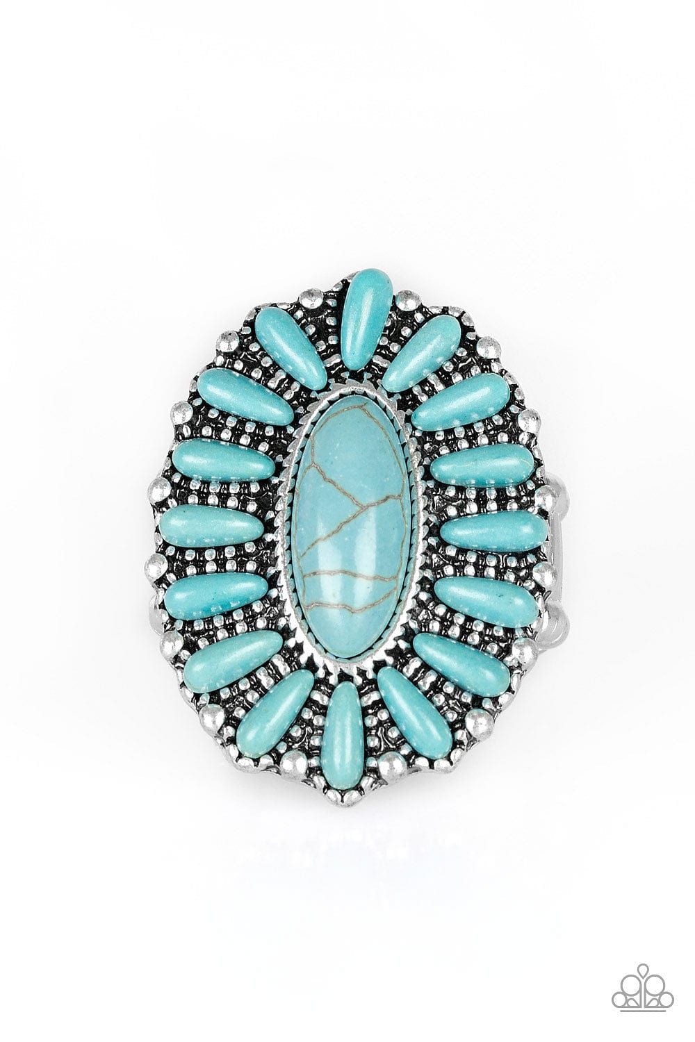 Paparazzi Accessories Ring Cactus Cabana - Blue